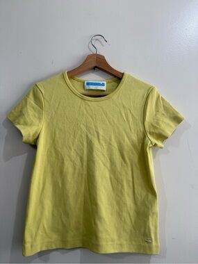 WEAR Women's Short-Sleeve Crewneck Tee in Light Yellow